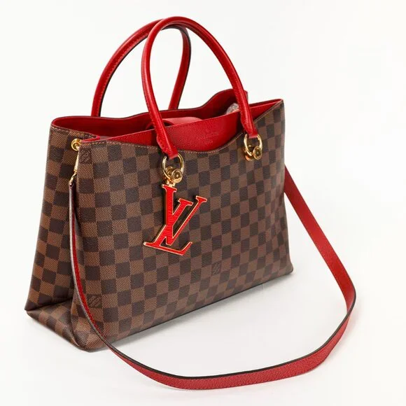 Louis Vuitton Riverside Damier Ebene Lie de Vin Tote - Picture 6 of 16